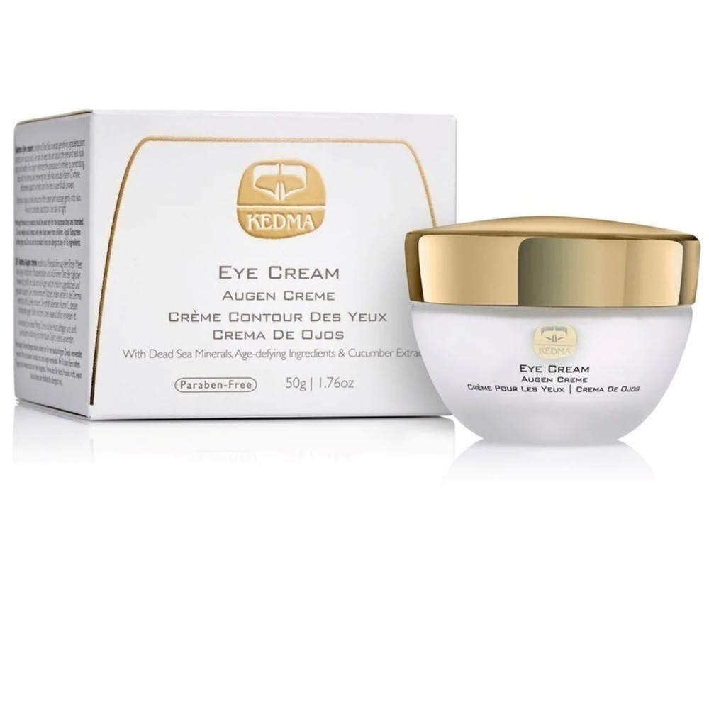 Kedma Eye cream w/ Dead Sea minerals, Age-defying ingredients & cucumber extract